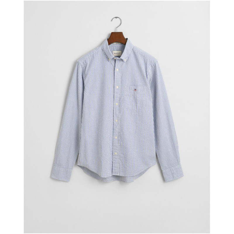 GANT Regular Fit Striped Seersucker Shirt